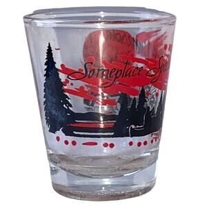 Someplace Special Minnesota Shot Glass Souvenir Barware Jigger Shooter